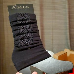 Asha Legwarmers One Size black color New
